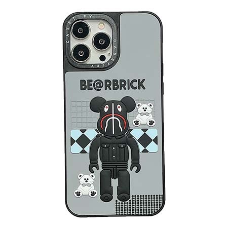 bearbrick風 アイフォーン 14pro 携帯ケース 