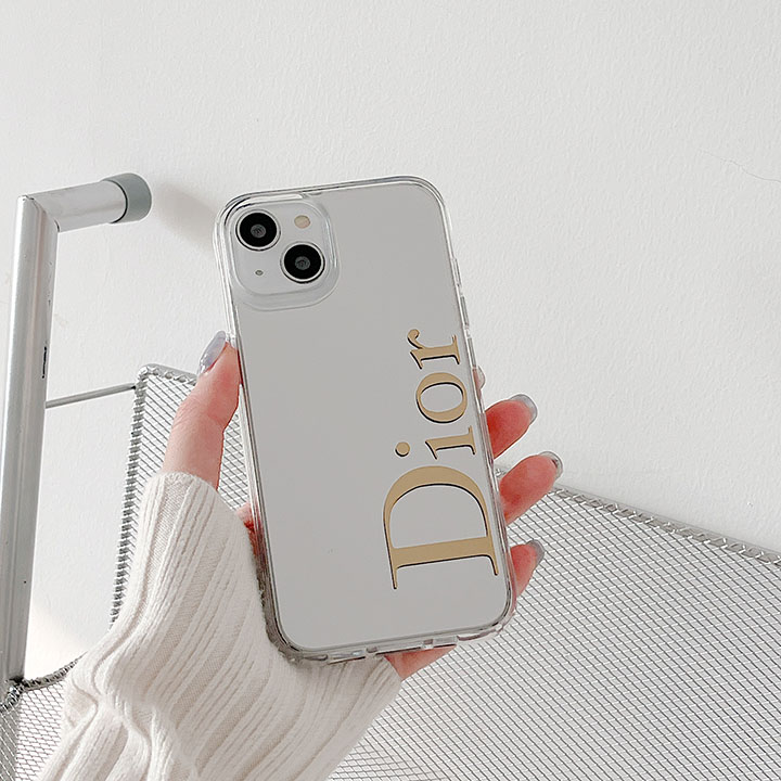 鏡付き iphone14ケース Dior