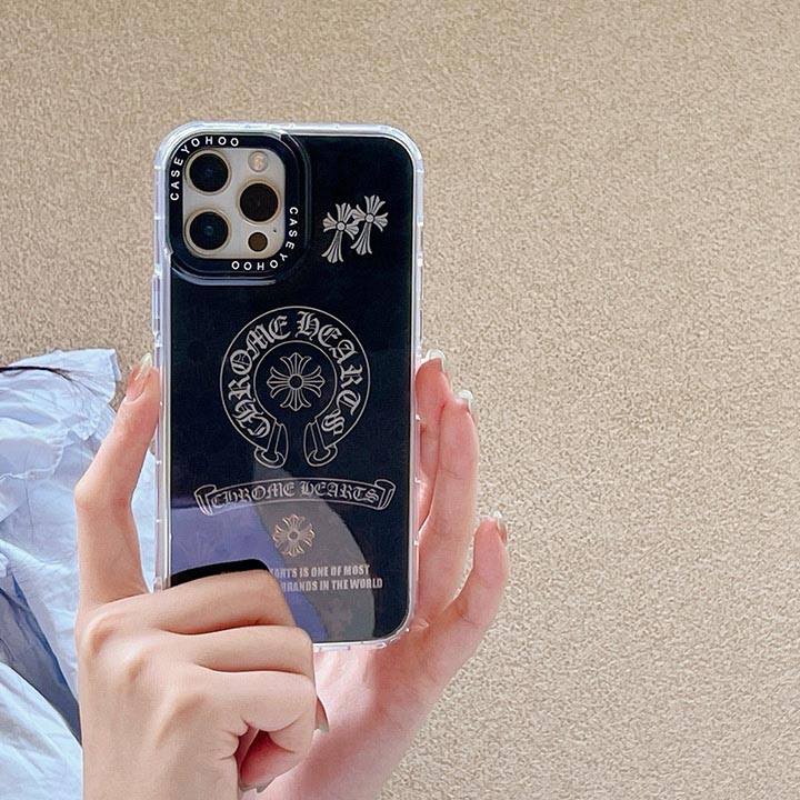 chrome hearts風 カバー iphone 15プロ 